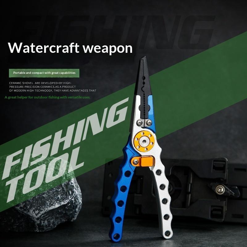Fishing Hook Remover - 알루미늄 합금 낚시 플라이어, 인체공학적 미끄럼