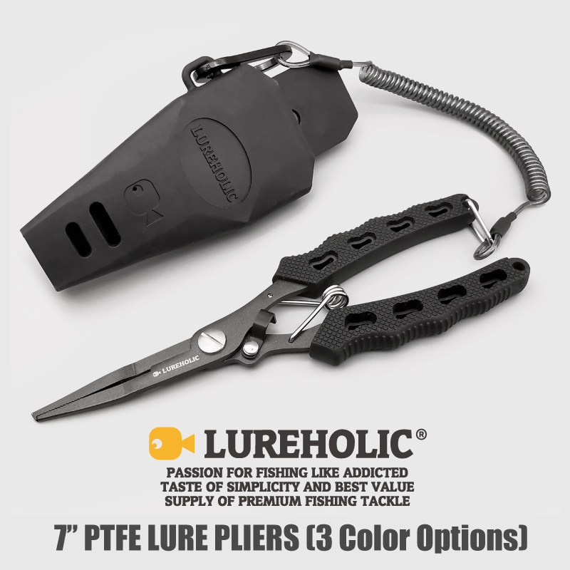Fishing Hook Sharpener - 루어홀릭 7인치 PTFE 코팅 루어 낚시