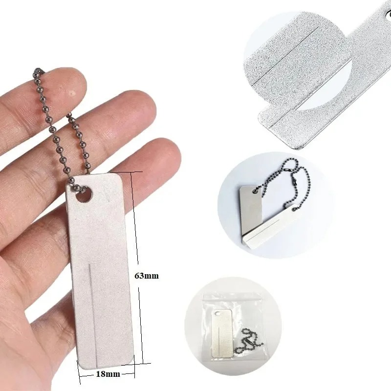 미니 다이아몬드 연마석 열쇠고리 도구 낚시 바늘, 칼, - Fishing Hook Sharpener 리뷰 및 가격